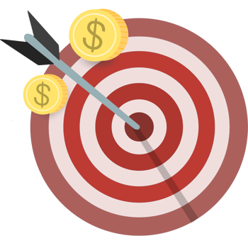 Target goal illustration png