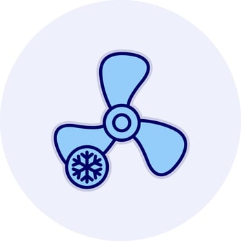 Fan Vecto Icon vector