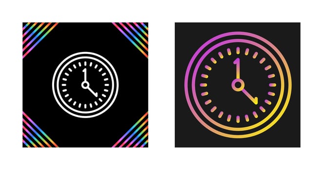Clock Vector Icon