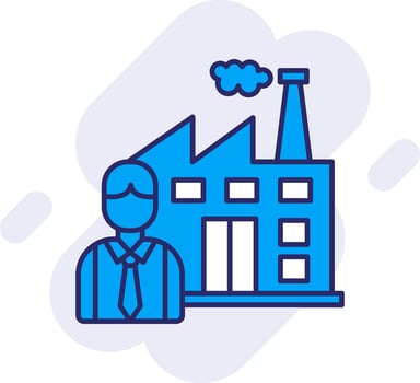 Employee Line Filled Backgroud Icon vector