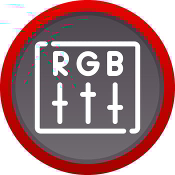 Rgb Creative Icon Design vector