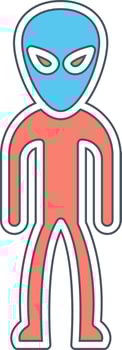 Alien Vecto Icon vector