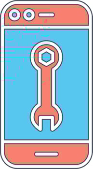 Smartphone Repair Vector Icon