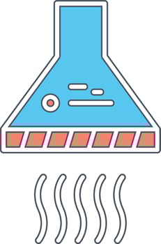 Extractor Hood Vecto Icon vector