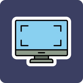 Monitor Vector Icon