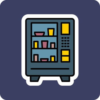 Vending Machine Vecto Icon vector