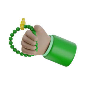 3d Ramadan dhikr icon png