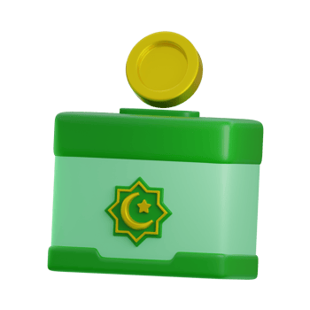 3d Ramadan charity icon png