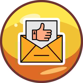 Email Like Vector Icon