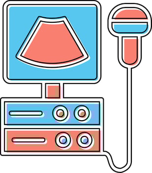 Ultrasound Machine Vector Icon