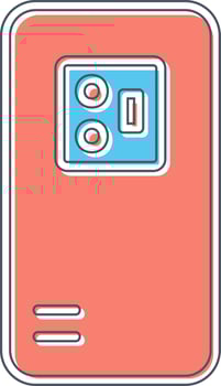 Mobile Back Camera Vector Icon