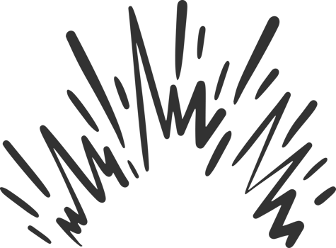 Cartoon boom effect. Comic bomb explosion. Doodle energy hit, speed crash with sparks. Power action element for manga and anime png