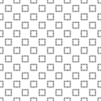 Black seamless abstract pattern. Overlay for background and backdrop. Ornamental design. PNG graphic illustration with transparent background.