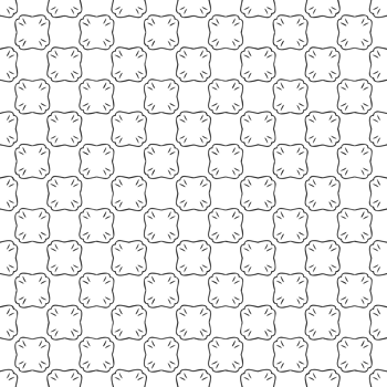 Black seamless abstract pattern. Overlay for background and backdrop. Ornamental design. PNG graphic illustration with transparent background.