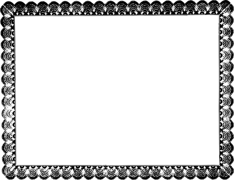 Grunge border texture background. Abstract frame overlay. PNG graphic illustration with transparent background.