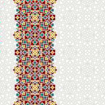 Eastern Pattern Design for Islamic and Culture Theme vector
