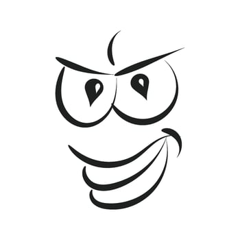 Funny Stick figure hand drawn style for print vector