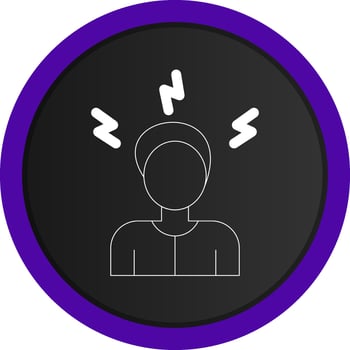 Stress Creative Icon Design vector