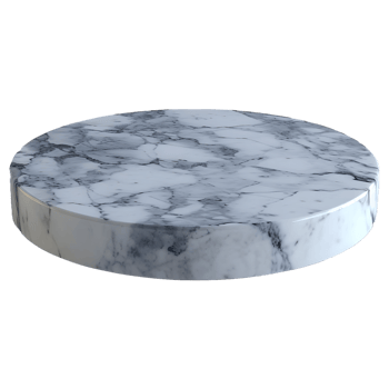 AI generated 3D Rendering of a Luxurious Marble Stone on Transparent Background - Ai Generated png