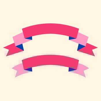 Ribbon vector illustration