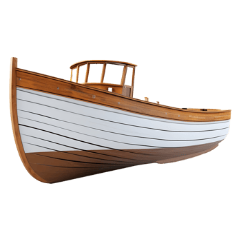 AI generated Ocean Boat on Transparent background - Ai Generated png