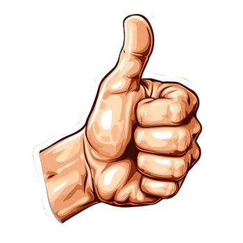 AI generated Hand gestures on transparent Background - Ai Generated png