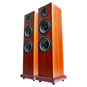 AI generated Png of Tower Speaker against transparent Background