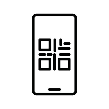 barcode shopping commerce for online retail store business buy sell sale delivery payment market digital cart vector