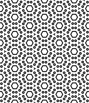 Black seamless abstract pattern. Overlay for background and backdrop. Ornamental design. PNG graphic illustration with transparent background.