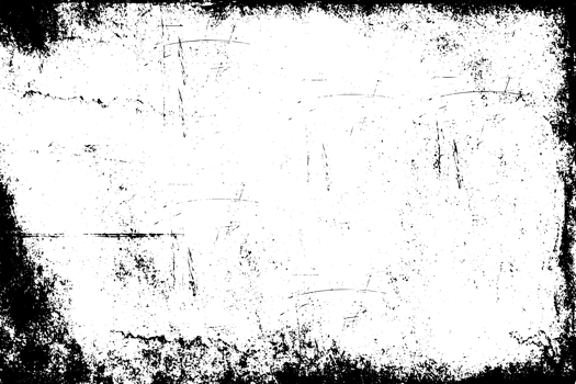 Grunge border texture background. Abstract frame overlay. PNG graphic illustration with transparent background.