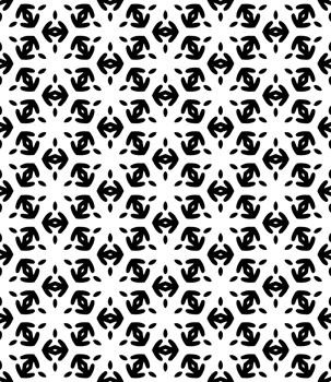 Black seamless abstract pattern. Overlay for background and backdrop. Ornamental design. PNG graphic illustration with transparent background.