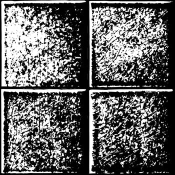 Rustic grunge vector texture with grain and stains. Abstract noise background. Weathered surface.