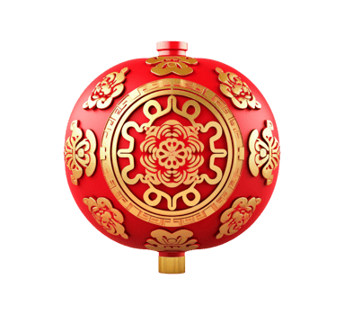 AI generated Chinese cultural object png file