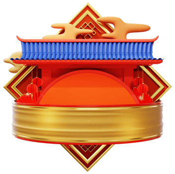 Chinese new year decoration png