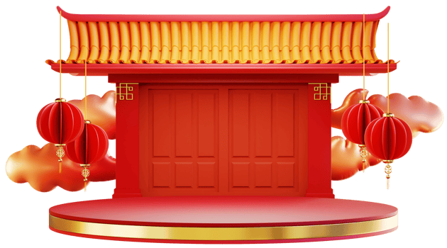 Chinese new year decoration png