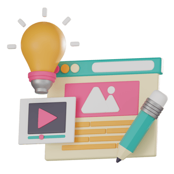 Digital Blogging Revolution, 3D Icon for Online Content Creation. 3D Render png