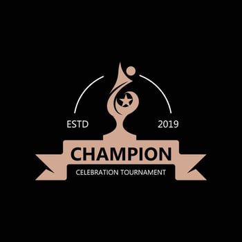 Trophy Logo winner, Sports Tournament Championship Cup Design. minimalist emblem sport, club shop simple icon vector