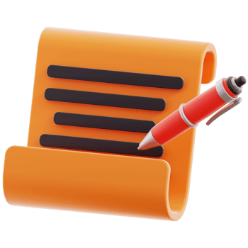 Script Movie Production device and tools 3D Illustration png