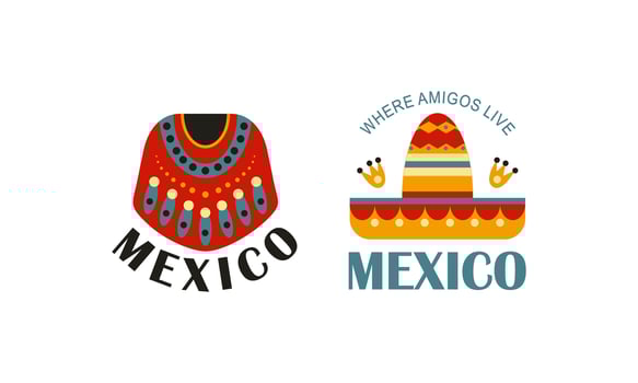 Cinco de Mayo celebration in Mexico. Mexican element collection vector