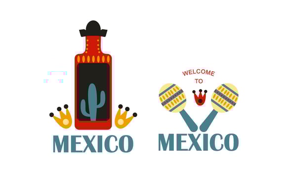 Cinco de Mayo celebration in Mexico. Mexican element collection vector