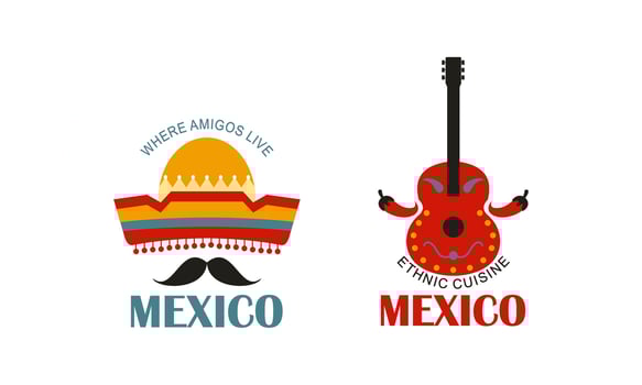Cinco de Mayo celebration in Mexico. Mexican element collection vector