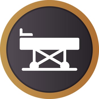 Stretcher Creative Icon Design vector