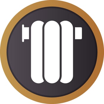 Radiator Creative Icon Design vector