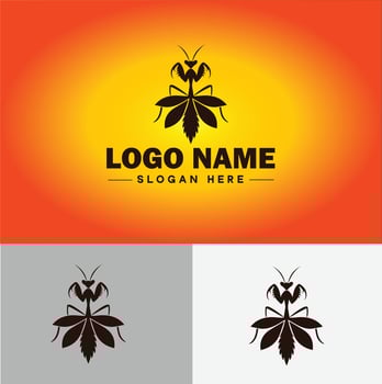 Mantis logo vector art icon graphics for business brand icon Mantis logo template