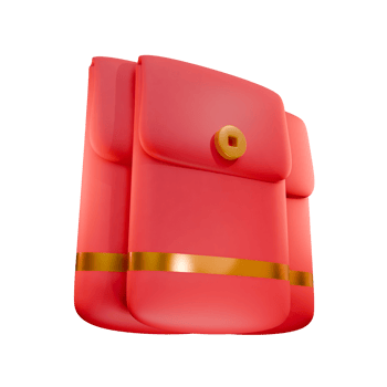 3D Rendering Chinese Red Envelope png