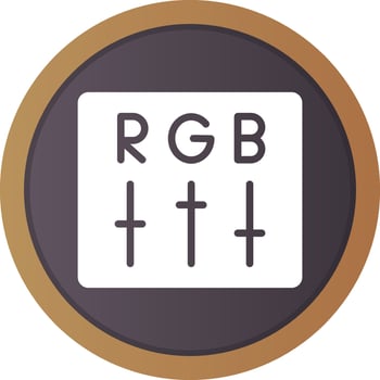 Rgb Creative Icon Design vector