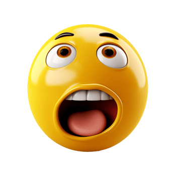 Funny 3d Emoji isolated on transparent background png