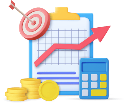 3d Financial investment png