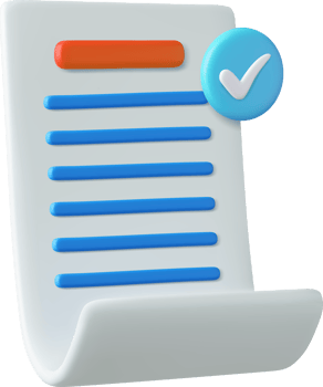 3d White paper task management todo check list png