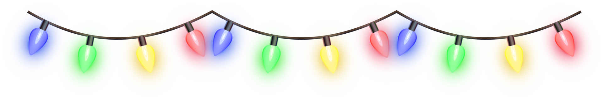 Christmas color lights png